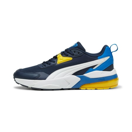 

Puma Mens Vis2K Shoe - 392318-15 - Club Navy/Puma White/Pele/Yellow - 10.5