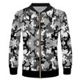 thumbnail image 2 of Chaqueta con estampado de camuflaje para hombre y mujer, moda 3D, estampado de manga larga, informal, estilo Harajuku, chaquetas de gran tamaño con cremallera, abrigo, top de calle, 2 of 4