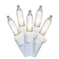 thumbnail image 1 of Holiday Time 100-Count Warm White LED Glass Mini Christmas Lights, with White Wire, 1 of 6