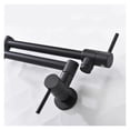 thumbnail image 1 of Kitchen Brass Pot Filler Tap, Wall Mounted Foldable Faucet, Single Cold Single Hole Rose Gold Sink Tap ,Easy to Install, 1 of 5