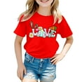 thumbnail image 3 of Laipiong Easter Shirts for Kids Boys Girls 2026 Funny Rabbit Egg Letter Graphic Short Sleeve Tops Trendy Casual Round Neck Classic Fit Tees, 3 of 5