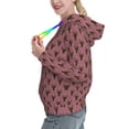 thumbnail image 2 of Lsque German Shepherd Dog Pattern Casual Women's Hoodie,Hooded Sweatshirt with Kangaroo Pocket,Pullover Hoodie with Eye-catching Drawstrings-Medium, 2 of 7