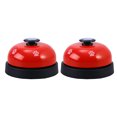 thumbnail image 3 of 2pcs Pet Potty Dining Training Bells Footprint Pattern Communication Device for Dogs Puppy Cats (Red), 3 of 8