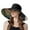 Black, variant on HNMKIU Women's Double Visor Sun Hat with Extra Wide Brim for and Stylish Outdoor Wear Beige,One Size