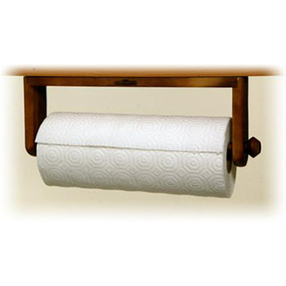 Mountain Woods Brown Walnut Hanging Paper Towel Holder 14'' Walmart