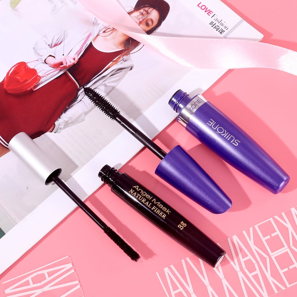 Mascara Dry Fiber Lash Extender 3D Max Volume Mascara Black Pure Fiber Hair Extension Eyelashes Mascara Eye Makeup