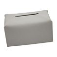 thumbnail image 2 of GUOOL PU Leather Tissue Box Napkins Dispenser for Table Vanity Countertop House Gray, 2 of 9