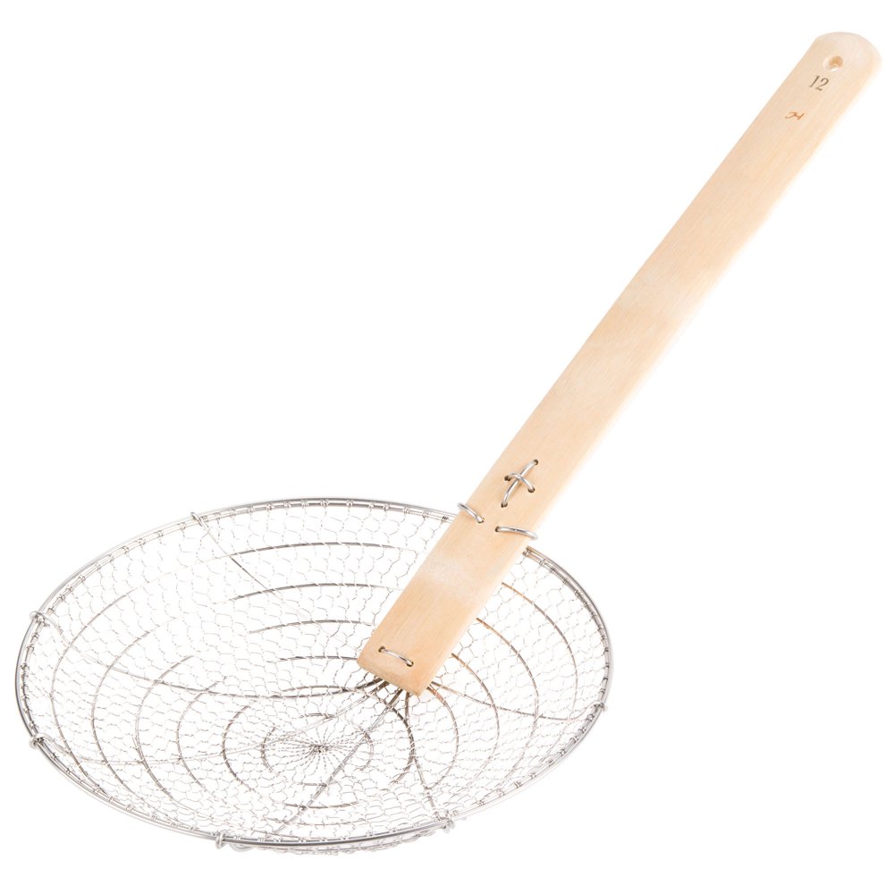 12" Bamboo Handle Skimmer
