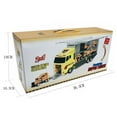 thumbnail image 5 of 2 in 1 Big Truck Toy 6pcs Mini Alloy Diecast Car Model 1:64 Scale Toys Car Carrier Truck Engineering Car Toys For Child Baby Boys 3-6 years, 5 of 7
