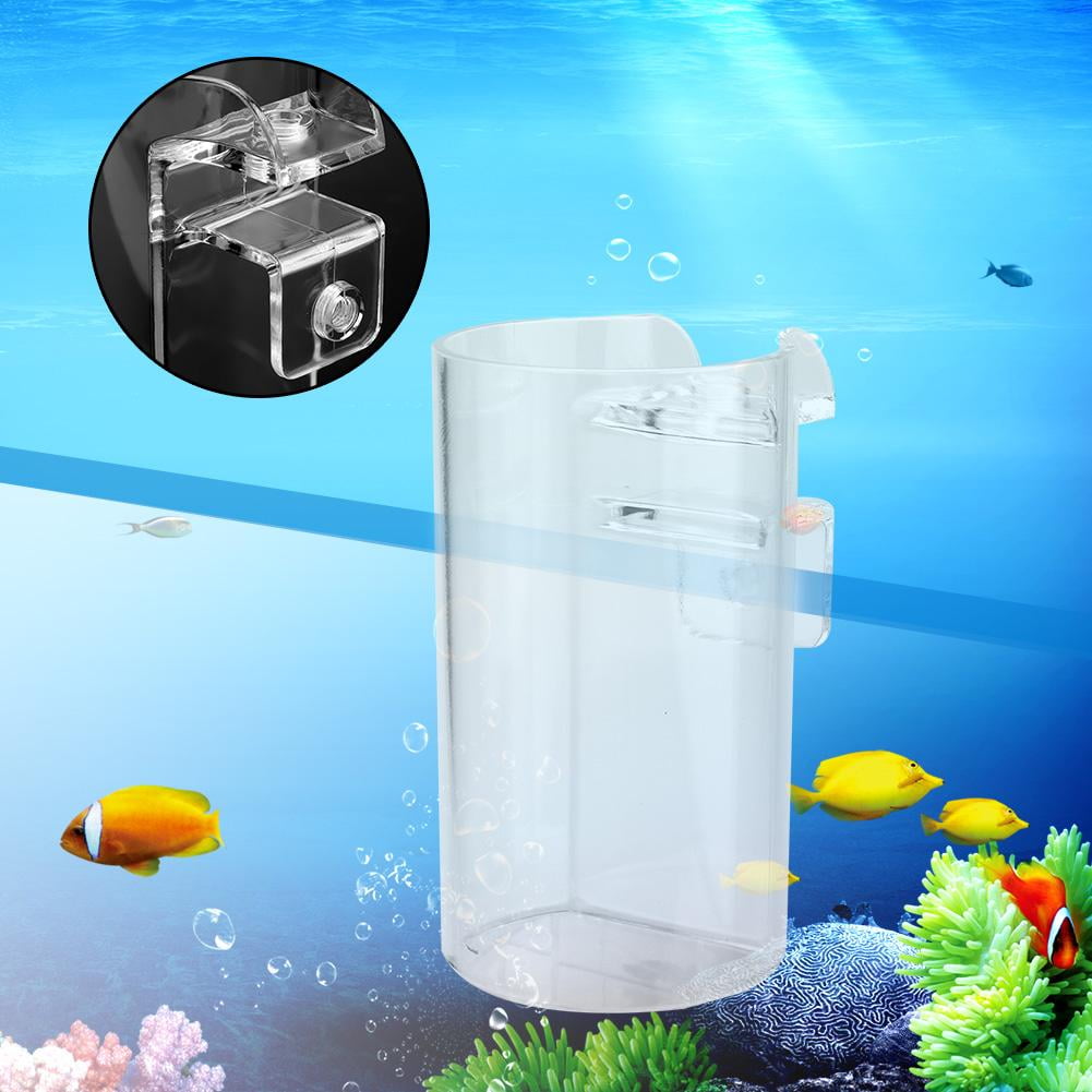 Garosa 1PC Aquarium Fish Feeding Ring Clear Acrylic Automatic Pet Food