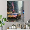 thumbnail image 4 of Cyberpunk Racing Car Canvas Wall Art 15.75x11.81 Inches, 4 of 8