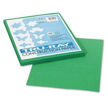 1PC Pacon Tru-Ray Construction Paper, 76 lb Text Weight, 9 x 12, Holiday Green, 50/Pack