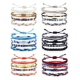 thumbnail image 1 of Pulseras Florideco 24 Piezas Boho Tobilleras Ajustables Impermeables, 1 of 7
