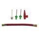 thumbnail image 2 of 5 paquetes de adaptador de bomba de conector de válvula para neumáticos de bicicleta SM SunniMix Adaptador de aguja de bomba, 2 of 8