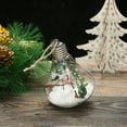 thumbnail image 2 of (Clearance) BNNG Christmas Vintage Decor Lamp- Snow Globe Bulbs Lights with Tree & Snow & Cute Ornaments Christmas Indoor decorations for Home Patio Mantel Fireplace Xmas Tree Decoration, 2 of 4