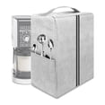 thumbnail image 1 of Kingshion Ice Cream Maker Cubierta antipolvo compatible con Ninja NC501 CREAMi Deluxe 11 en 1 máquina para hacer helados y golosinas congeladas para helados/Ninja NC301 CREAMi Ice Cream Maker - Gris c, 1 of 5