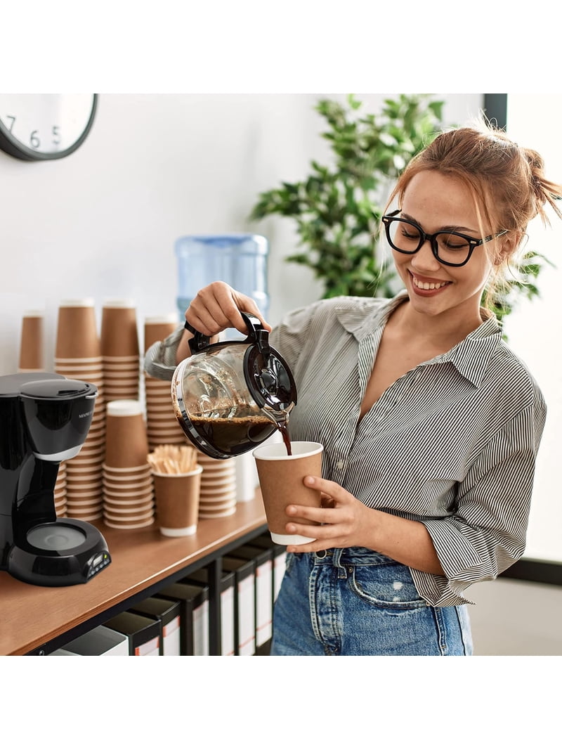 Mixpresso Coffee Maker, 8-Cup Black Drip Programmable Coffee Pot