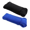 thumbnail image 2 of Soidarity Cuerda auxiliar resistente al desgaste supervivencia Paracord ligero conveniente profesional senderismo tendedero escalada Escalada Negro 31m Soidarity OD027594-01, 2 of 6