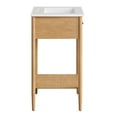 thumbnail image 3 of Modway Zaire 24" Bathroom Vanity in Natural White, 3 of 10