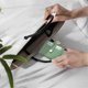 thumbnail image 3 of Slim Wallet for Women,Blocking Bifold Credit Card Holder with Zipper Coin Pocket,ID Window,Keychain（green）, 3 of 5