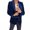 Blue, variant on Sequin Suit Coat Women Suit Coat Lapel Long Sleeve Button Suit Jacket Glitter Sequins Autumn Winter Business Outerwear Street Party Wear Lapel Jacket