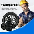 thumbnail image 2 of 60PCS Tire Repair Rubber Nails Kit with 2 Sizes, Tire Repair Rubber Nails Kit with 2 Sizes, Tire Rubber Nail Repair Kit, Screw in Tire Repair Plugs with Box and Screwdriver, Tire Plugs Kit (60Pcs), 2 of 7