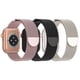 thumbnail image 1 of Correa de malla metálica Steezard para Apple Watch, 38 mm a 45 mm, acero inoxidable, 1 of 7