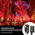 thumbnail image 4 of Music Red String Lights with Motion Sensor Controller, 100 LED Christmas Decoration Light, Flashing Waterproof for Indoor Outdoor Christmas Tree Party Yard, 4 of 5