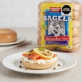 thumbnail image 2 of 2 Pack Canadian Mini Bagels Naturales 12pz 550gr | Pan Bagel Fresco, Suave y Esponjoso | Listo para Comer, 2 of 8