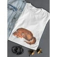 thumbnail image 3 of Sleeping Red Fox Illustration T-Shirt Women -Image by Shutterstock, Female Small, 3 of 4