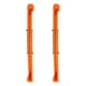 thumbnail image 2 of 1 par de protectores de cuchillas de patines de hockey sobre hielo de plástico ajustables (naranja), 2 of 3