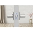 thumbnail image 4 of Brinks Contemporary Keyed Entry Lever Doorknob, Satin Nickel, 4 of 7