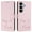 YB02, variant on Keep Smile Embossed PU Leather Wallet Case for Galaxy A27 5G, RFID Blocking, Card Holder, Kickstand, Magnetic Closure.Pink
