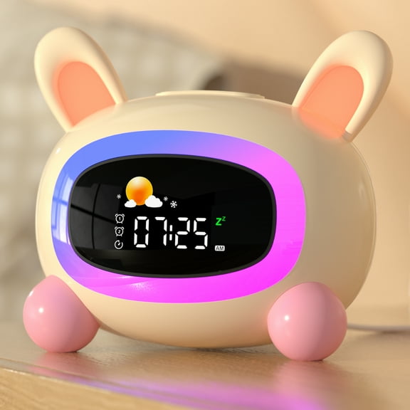 Sailstar Kids Alarm Clock Ok to Wake Clock for Kids Sleep Training, Digital Clock Night Light