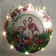 thumbnail image 1 of 1 Juego de Kit de Corona de Pintura de Diamante con Punto de Luz LED, Arte de Taladro DIY, de Imitación para Adorno de Navidad, Decoración D grullas Baoblaze Kits de pintura de diamantes, 1 of 8