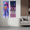 thumbnail image 3 of K-Pop Demon Hunters Satin Fabric Banner 40x120cm Waterproof Party Decor, 3 of 5