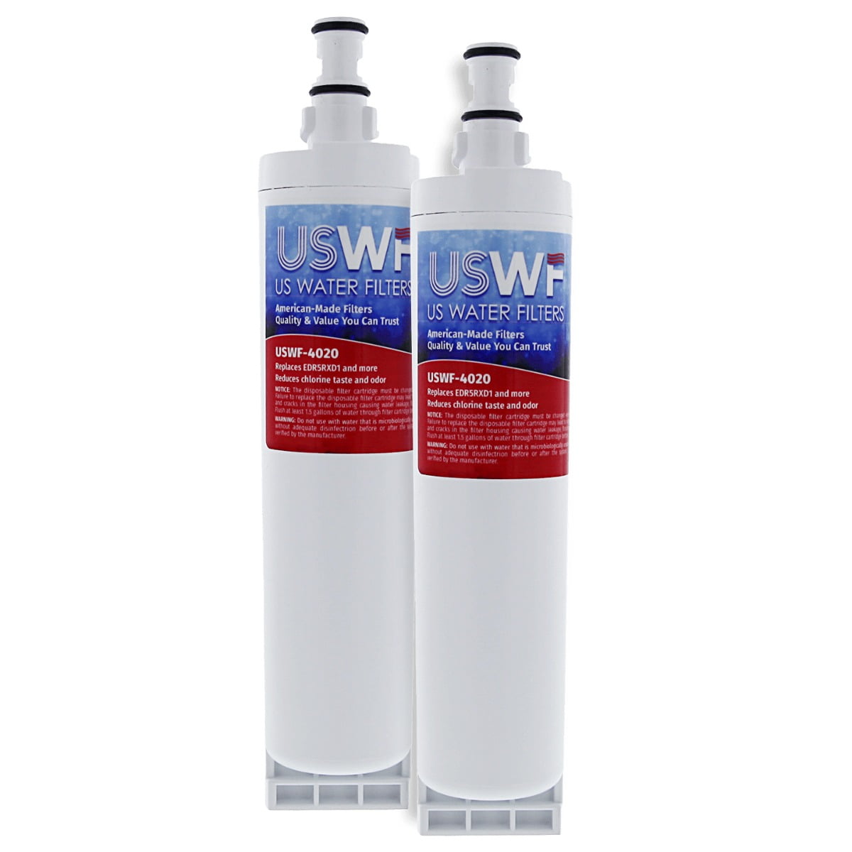 Made in the USA, 4396508 Refrigerator Water Filter 2pk Replacement