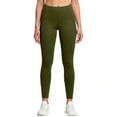 thumbnail image 7 of Compression Leggings with Pockets for Women Tummy Control Leggings No Front Seam Workout High Waist Yoga Pants Army Green 2XL, 7 of 7