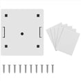 thumbnail image 5 of 10X Enchufe de Red RJ45 - Enchufe de Pared Doble Blindado Montado en Superficie con Puerto de Cable LAN Ethernet CAT6A para Cable de Red, 5 of 5