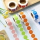 thumbnail image 4 of 3000 Pieces Removable Color Code Dot Round Sticker Rolls Adhesive Circle Dot Sticker Label 500 Pieces/ Roll , 1 Inch (blue, Red, Pink, Orange, Green, 4 of 5