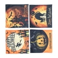 thumbnail image 1 of Fundas de almohada de Halloween, patrón de calabaza Funda de almohada duradera cómoda Cierre con cremallera para sofás ANGGREK Otros, 1 of 8