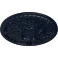thumbnail image 3 of Ekena Millwork 26"OD x 3"P Tristan Ceiling Medallion (Fits Canopies up to 5 1/2"), Hand-Painted Midnight Dream, 3 of 5