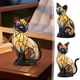 thumbnail image 1 of Acuerdo Lámpara de mesa de resina con forma de gato, luz nocturna ornamental (1 unidad) JASKFLY, 1 of 9