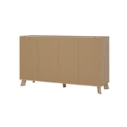 Tvilim Ikast Jackson Hickory/White 6 Drawer Double Dresser