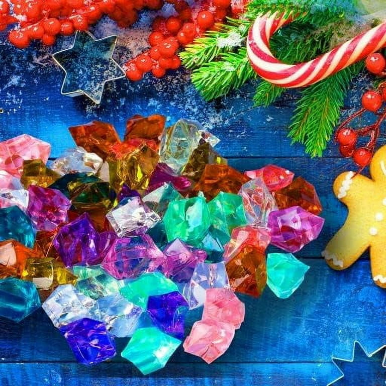 Gems For Crafts - Small Diamond Gemstones For Craft - 10.6 Oz Jewels And  Gems - Vase Filler - Table Scatters Decor - Fish Tank Fake Rocks