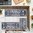 thumbnail image 6 of MeyJey Farmhouse Kitchen Rug Set, 3 Piece Non-Slip Kitchen Mat Machine Washable Runner Rug for Home Floor and Living Room, Dark Gray, 6 of 14