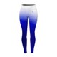 thumbnail image 2 of Gibobby Pantimedias Falsas Translúcidas Leggings con estampado degradado para mujer Leggings deportivos para levantamiento de cadera (Dark Azul, XL), 2 of 3
