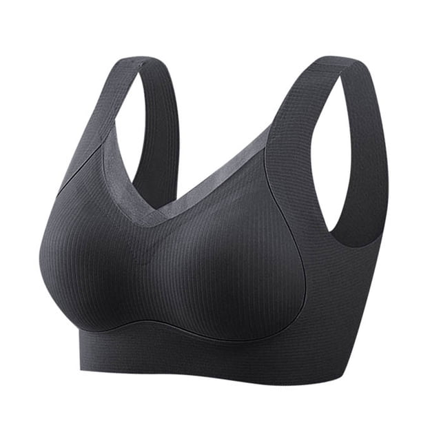 Sujetador con botones para mujer: sin aros, ropa interior de malla, fruncido y ajuste, cómodo para llevar todo el día, nailon y spandex, lavable a mano o a máquina en agua fría.