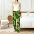 thumbnail image 4 of Salouo Big Colorful Avocados Print Women's Pajama Pants Casual Loose Sweatpants PJs Flowy Pants Drawstring Palazzo for Women Wide Leg Pants Lounge Pajama -Medium, 4 of 8