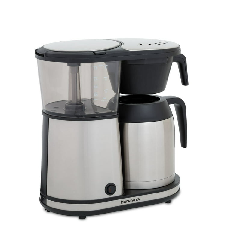 Bonavita BV1900TS New 8-cup Coffee Brewer with Stainless Steel Lined  Thermal Carafe